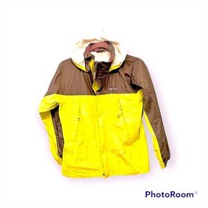 Marmot Kids Jacket - Brown and Yellow